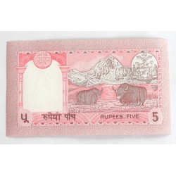 5 Rupees - 5 ₨ (Nepál) / 2000 / UNC /