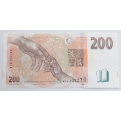 200 Korun - 200 Kč / 2018 W12 / UNC /