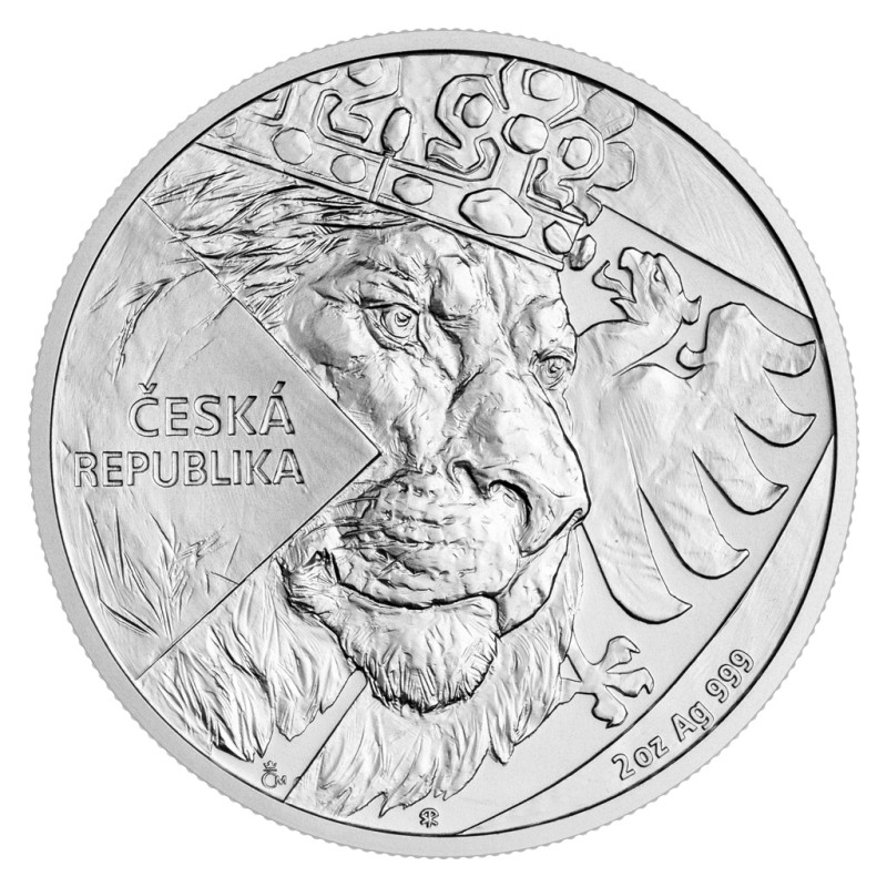 ČESKÝ LEV (2oz číslovaný) / 2024 / * 0/0