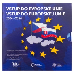 Sada oběžných minci Česká republika / 2024 / Vstup ČR a SR do EU