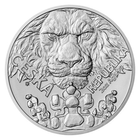 ČESKÝ LEV (2oz číslovaný) / 2023 / * 0/0