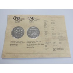 Certifikát / 2001 / 250. výročí úmrtí Kiliána Ignáce Dientzenhofera / PROOF i BK