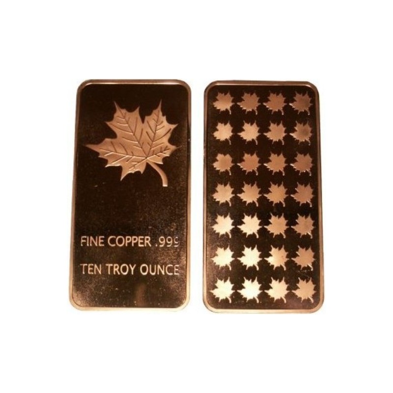 Investiční slitek / 10 OZ Cu / Maple Leaf