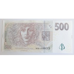 500 Korun - 500 Kč / 2009 R56 / UNC /