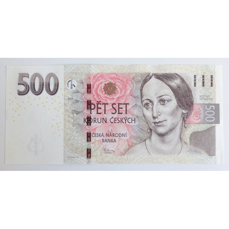 500 Korun - 500 Kč / 2009 R56 / UNC /