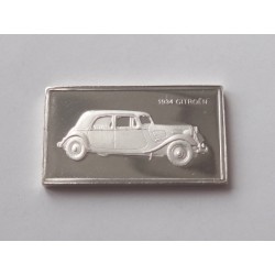 Investiční slitek / 1,6g Ag / 1934 CITROËN