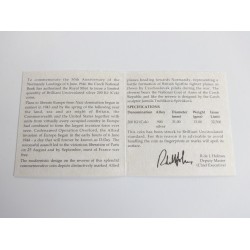 200 Korun - 200 Kč / 1994 / 50. výročí vylodění spojenců v Normandii / BK