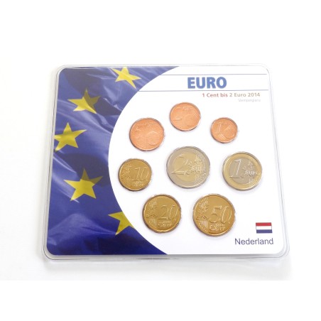 Sada oběžných minci Nizozemsko / 2014 / euro