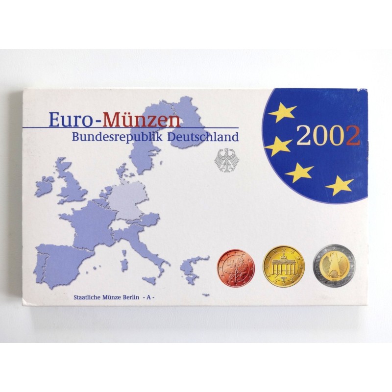 Sada oběžných minci Německo / 2002 A / PROOF