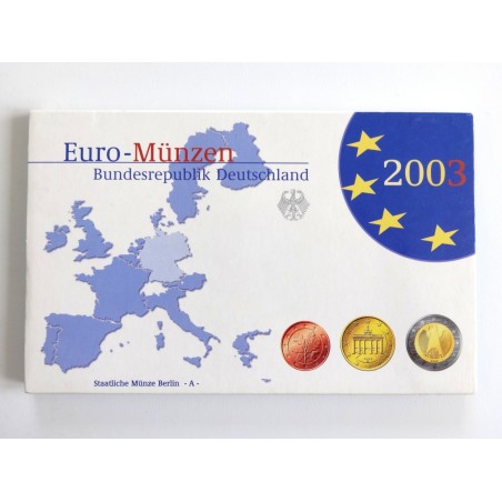 Sada oběžných minci Německo / 2003 A / PROOF