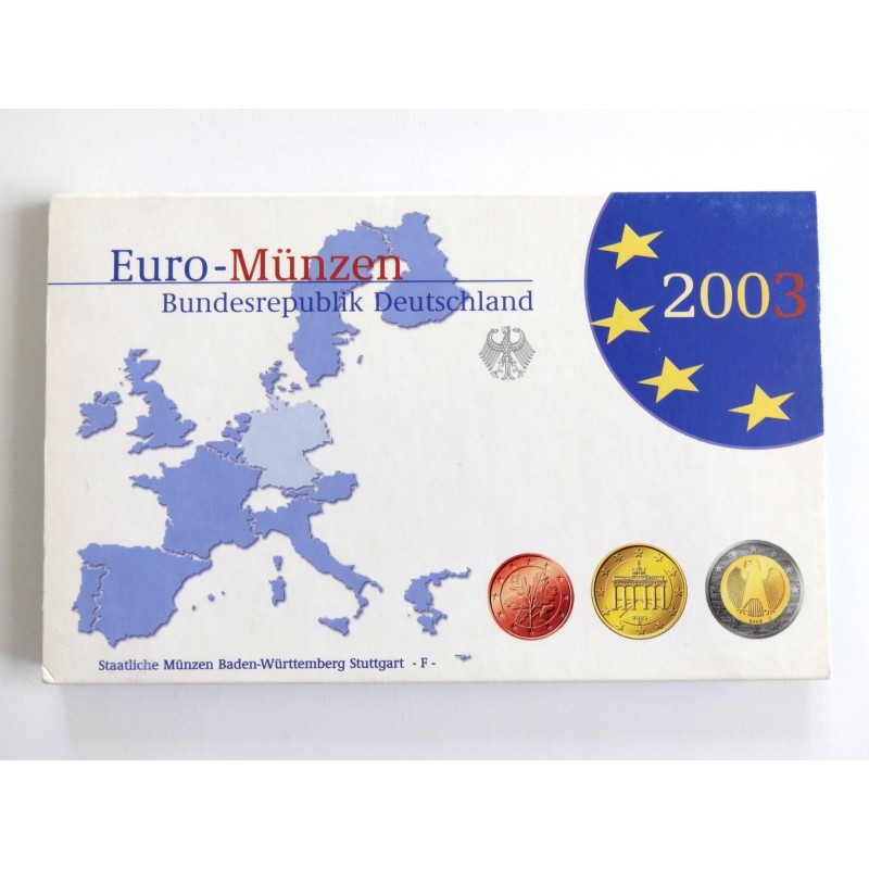 Sada oběžných minci Německo / 2003 F / PROOF