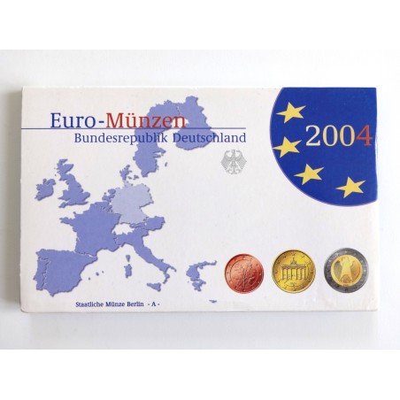 Sada oběžných minci Německo / 2004 A / PROOF
