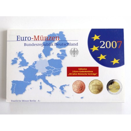 Sada oběžných minci Německo / 2007 A / PROOF