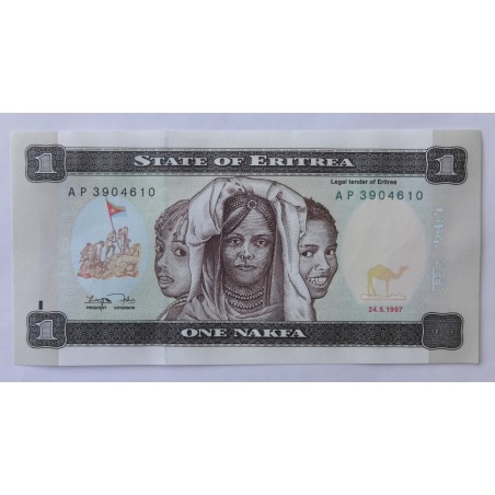 1 Nakfa - 1 Nfk (Eritrea) / 1997 AP / UNC /