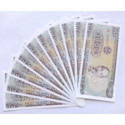 1000 Dong - 1000 ₫ (Vietnam) / 1988 WE (v/B) / UNC / 10 ks