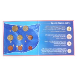 Sada oběžných minci Rakousko / 2002 / euro
