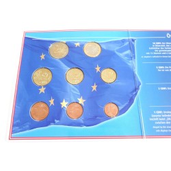 Sada oběžných minci Rakousko / 2002 / euro