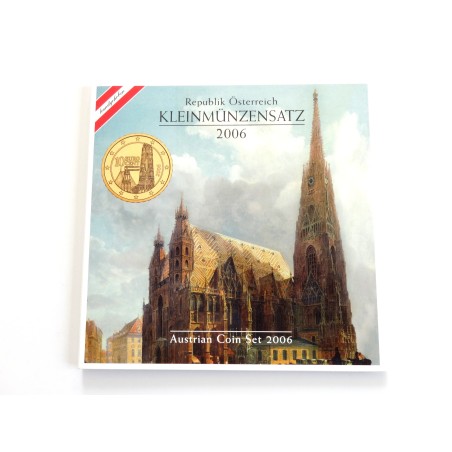 Sada oběžných minci Rakousko / 2006 / euro
