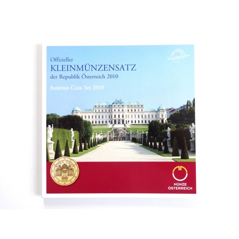Sada oběžných minci Rakousko / 2010 / euro