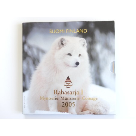 Sada oběžných minci Finsko / 2005 / euro