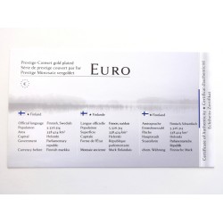Sada oběžných minci Finsko / 2011 / pozlacené euro