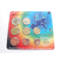 Sada oběžných mincí Španělsko / 2004 / euro