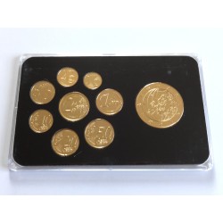 Sada oběžných mincí Španělsko / 2010 / pozlacené euro