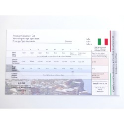 Sada oběžných mincí Itálie / 2001 / pozlacené euro