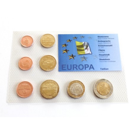 Sada oběžných mincí Vatikán / 2008 / euro