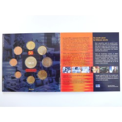 Sada oběžných mincí Belgie / 2003 / euro 50 let TV