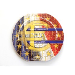Sada oběžných mincí Francie / 2000 / euro