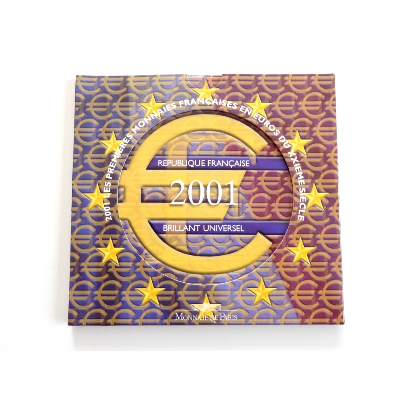 Sada oběžných mincí Francie / 2001 / euro