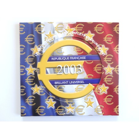 Sada oběžných mincí Francie / 2003 / euro