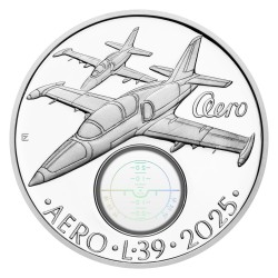 500 Korun - 500 Kč / 2025 / Cvičný letoun Aero L-39 Albatros / PROOF