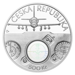 500 Korun - 500 Kč / 2025 / Cvičný letoun Aero L-39 Albatros / PROOF