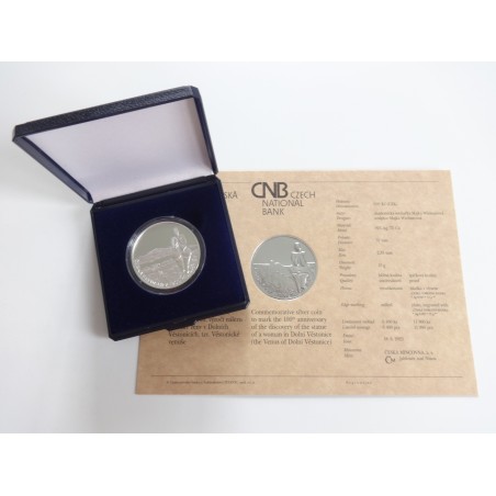 200 Korun - 200 Kč / 2025 / 100. výročí nálezu plastiky ženy v Dolních Věstonicích, tzv. Věstonické venuše / PROOF