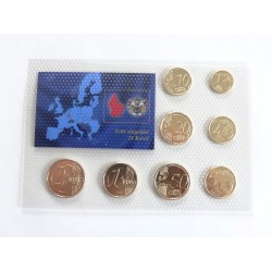 Sada oběžných mincí Lucembursko / 2007 / pozlacené euro