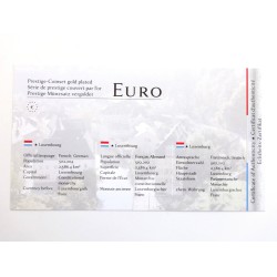 Sada oběžných mincí Lucembursko / 2009-2010 / pozlacené euro