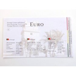 Sada oběžných mincí Portugalsko / 2009-2010 / pozlacené euro