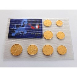 Sada oběžných mincí Malta / 2008 / pozlacené euro
