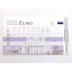 Sada oběžných mincí Estonsko / 2011 / euro