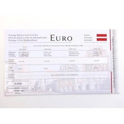 Sada oběžných mincí Litva / 2014 / pozlacená 2 eura