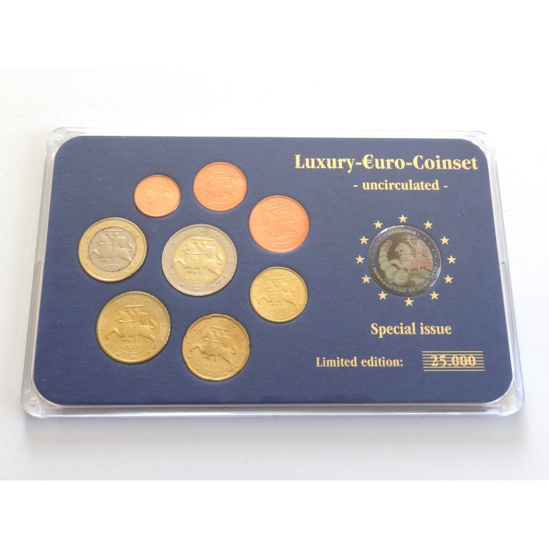 Sada oběžných mincí Lotyšsko/ 2015 / euro+