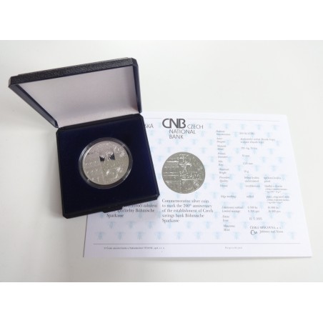 200 Korun - 200 Kč / 2025 / 200. výročí založení české spořitelny Böhmische Sparkasse / PROOF
