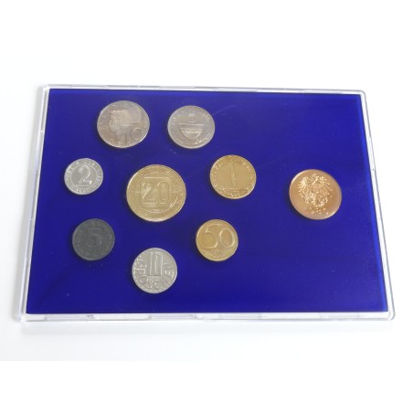 Sada oběžných mincí Rakousko / 1980 / PROOF