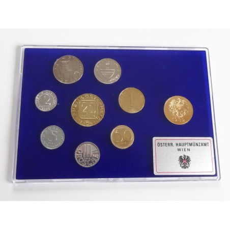 Sada oběžných mincí Rakousko / 1982 / PROOF