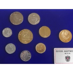Sada oběžných mincí Rakousko / 1982 / PROOF