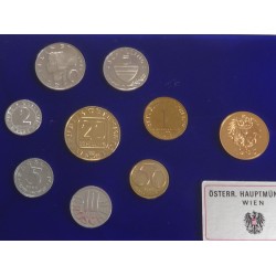 Sada oběžných mincí Rakousko / 1985 / PROOF