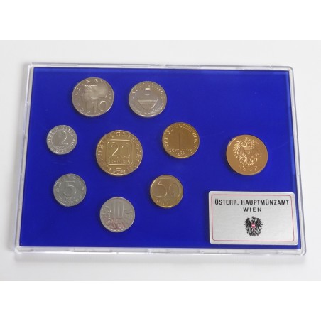 Sada oběžných mincí Rakousko / 1987 / PROOF
