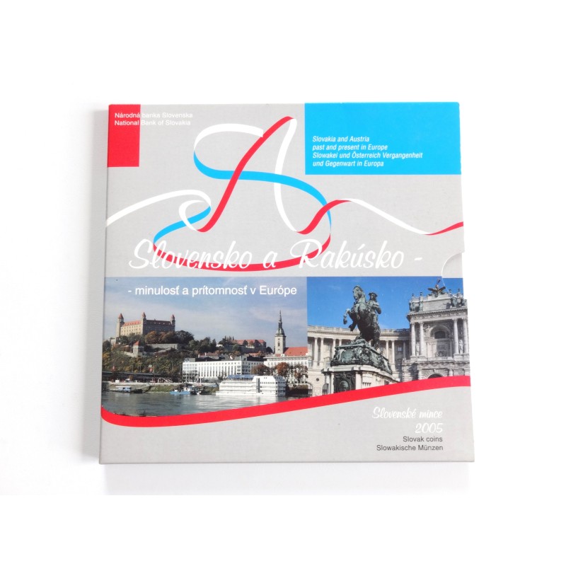 Sada oběžných mincí Slovenská republika / 2005 / Slovensko a Rakúsko